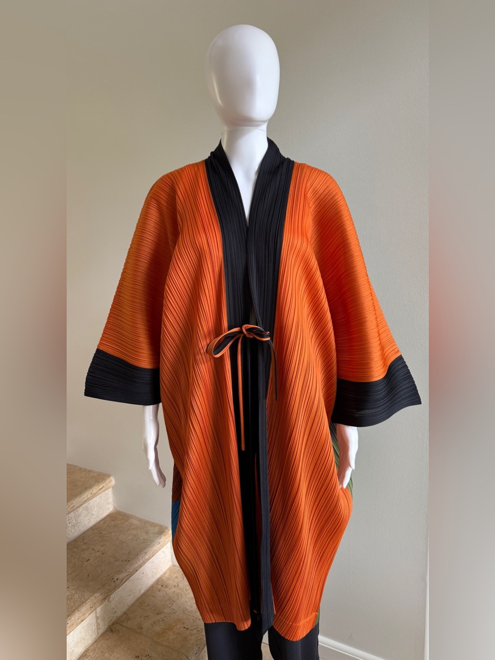 ISSEY MIYAKE x IKKO TANAKA Pleated Long Jacket, Limited Edition